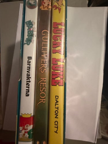 Barnens Favoriter Box 1 - Babar, Gullivers Resor, Lucky Luke (VHS)