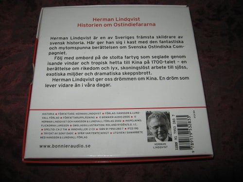 HISTORIEN OM OSTINDIEFARARNA - HERMAN LINDQVIST(LJUDBOK CD)