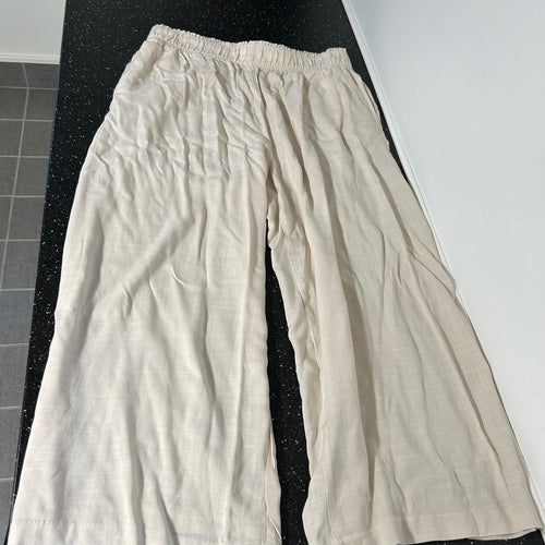 H&M beiga byxor, storlek L