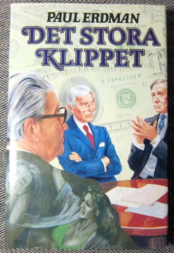 Det stora klippet Paul Erdman 1978 inbunden Bonniers Skyddsomslag Adrian Purkis
