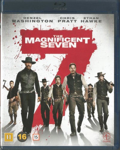 THE MAGNIFICENT SEVEN - DENZEL WASHINGTON / CHRIS PRATT (BLU RAY - SVENSKT TEXT)