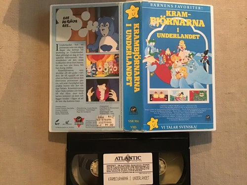 KRAMBJÖRNARNA I UNDERLANDET VHS SVENSKT TAL BEA JÄRÅS,GUNNAR ERNBLAD MM