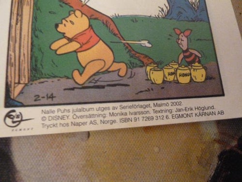 NALLE PUH, JULALBUM, 2002, TIDNING