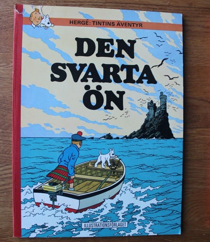 TINTIN Den svarta ön 1968 3:e UPP