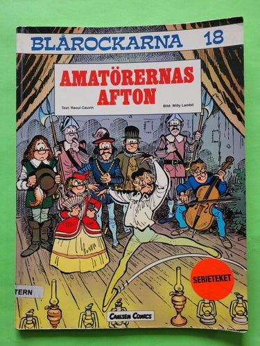 Blårockarnas äventyr 18 - Amatörernas afton
