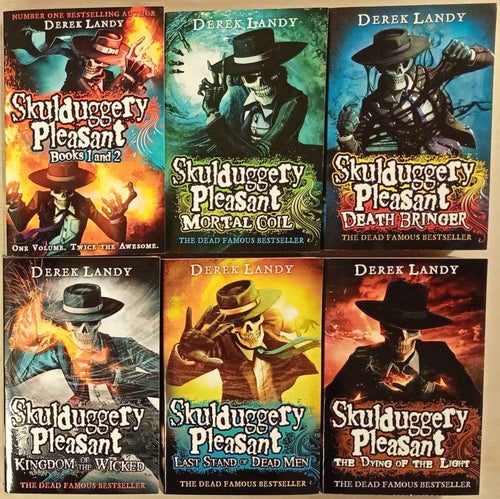 Skulduggery Pleasant 1-2 & 5-9 (sex böcker) / Derek Landy