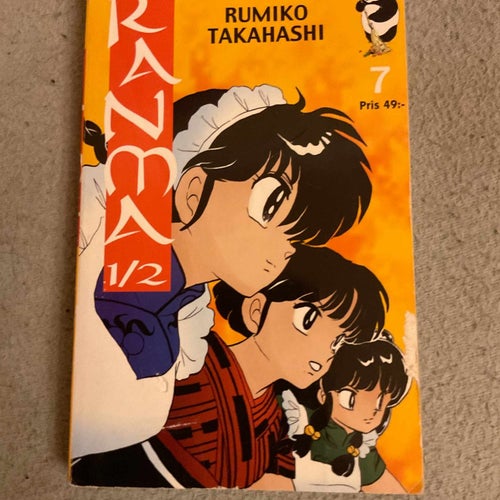 Ranma vol 7 - svenska manga anime fantasy rumiko takahashi inu yasha inuyasha