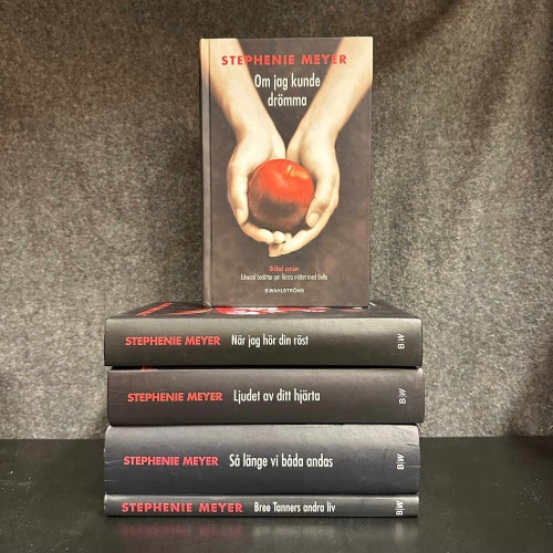 Stephenie Meyer - 5 böcker om Edward & Bella - Twilight Sagan - bokpaket