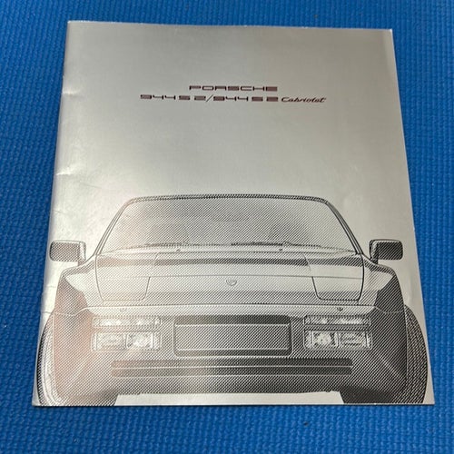 Porsche 944 S2 / 944 S2 Cabriolet broschyr