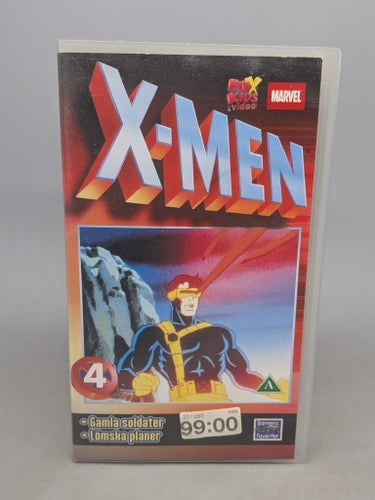 Marvel X-Men Vol 4 - Svenskt tal - VHS