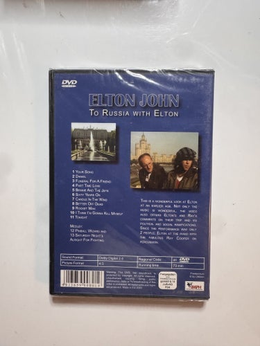 INPLASTAD - ELTON JOHN - TO RUSSIA WITH ELTON - DVD