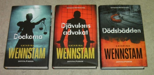 3 Inbundna böcker av Katarina Wennstam