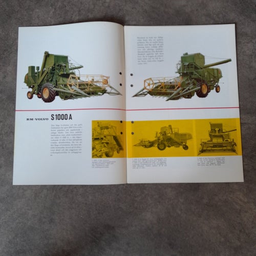 Broschyr Skördetröska BM Volvo S 1000A