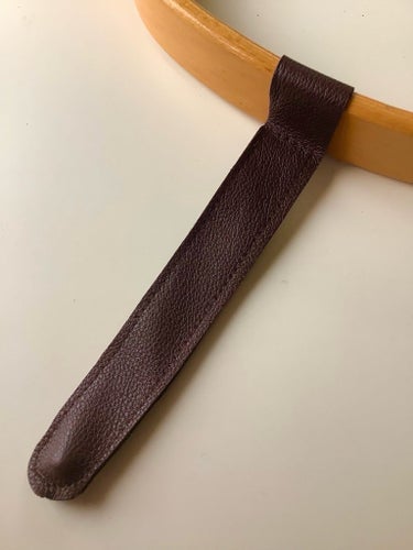 NY BYGELREM. (Mörkbrun) ÄKTA LÄDER REM till STOKKE Tripp Trapp Barnstol/Matstol.