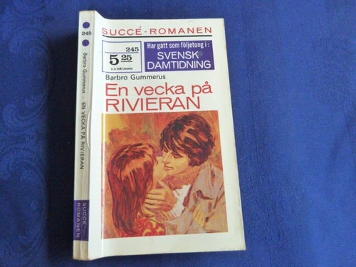 EN VECKA PÅ RIVIERAN, B. GUMMERUS, 1976, BÖCKER