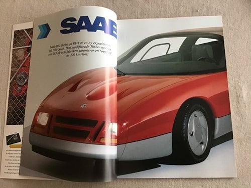 BILVÄRLDEN NR 2 1985 SAAB TURBO 16 EV-1 EXPERIMENT BIL,MAZDA MX,CHEVROLET ASTRO