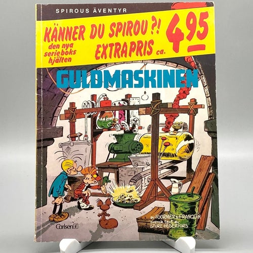 Spirous äventyr - Guldmaskinen av André Franquin - Jean Claude Fournier