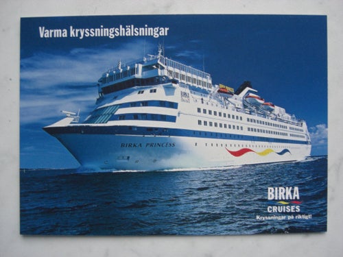 BIRKA PRINCESS. BIRKA CRUISES. KRYSSNINGSFARTYG.