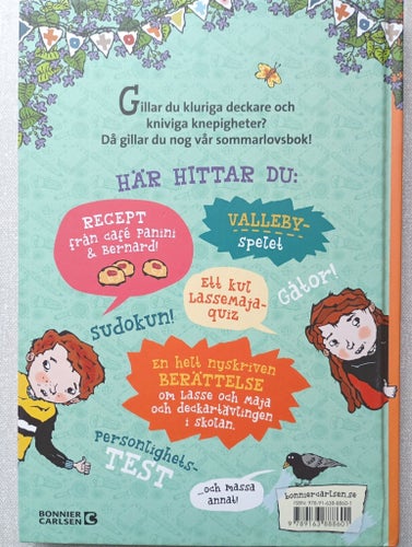 Lassemajas Sommarlovsbok - Martin Widmark, Helena Willis, 2016