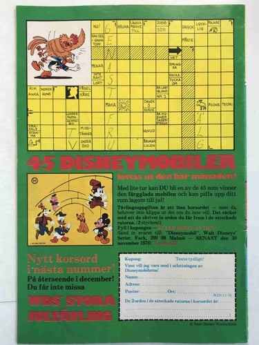 Walt Disney´s Serier - 1976:11 FN