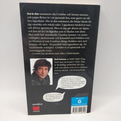 Coraline - Neil Gaiman - Pocket på svenska