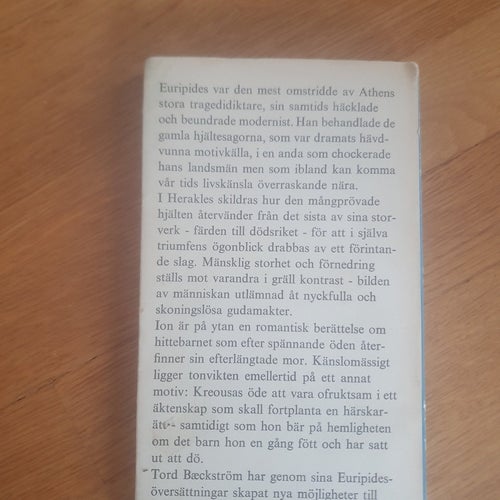 Euripides - Herakles · Ion - Forum biblioteket - 1966