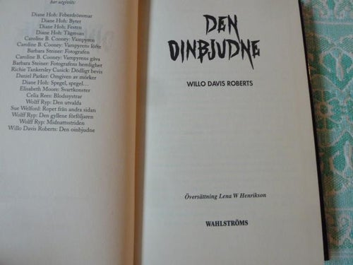 DEN DINBJUDNE, W. D. ROBERTS, 1999, BÖCKER