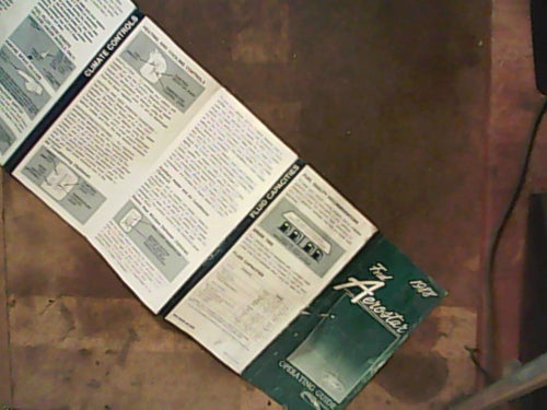 Ford Aerostar, 1988, instruktionsbok, operating guide
