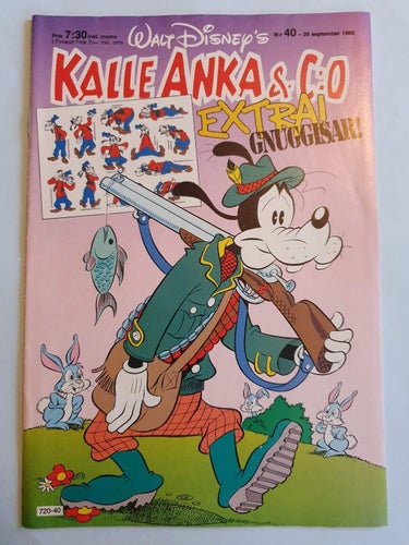 Kalle Anka & Co nr 40 från 1986
