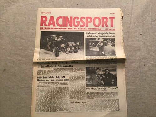 RACINGSPORT NR 2 1965 MAS NATTA RALLY,NSU PRINZ 1000,RALLY