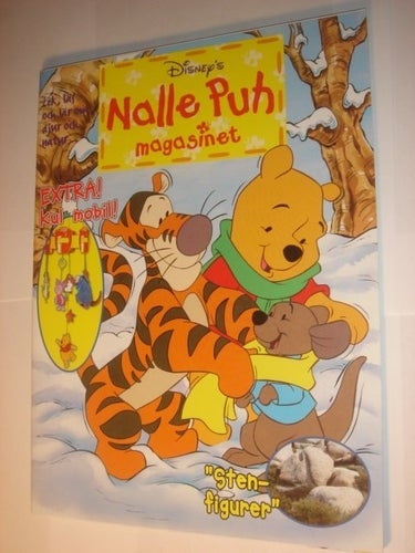 NALLE PUH med leksak 2000 nr 2 KUL MOBIL NY OLÄST