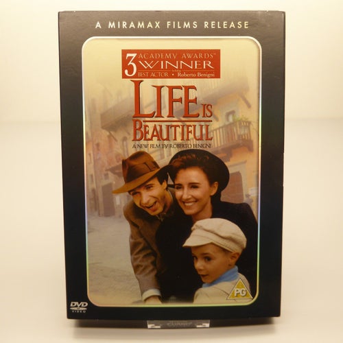 Life is Beautiful - Region 2, DVD-film, Svensk text, Fint skick