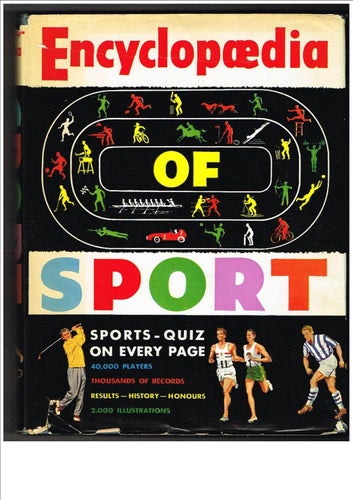 ENCYCLOPÆDIA OF SPORT Sports-Quiz on every page - Charles Harvey (1959)
