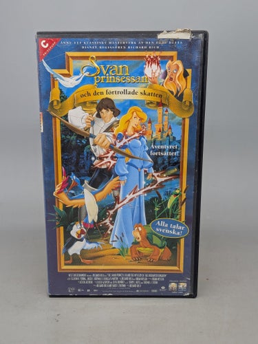Svanprinsessan och den förtrollade skatten - Svenskt tal - VHS