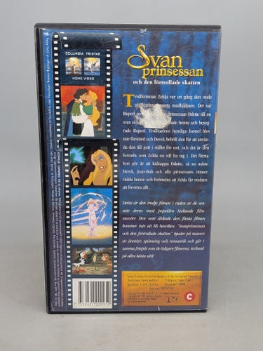 Svanprinsessan och den förtrollade skatten - Svenskt tal - VHS