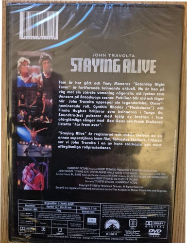 Staying Alive - DVD Ny/Inplastad
