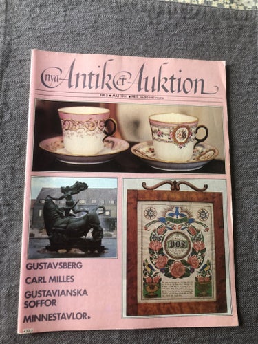 Antik & Auktion 5/1981 - Gustavsberg del 1, Carl Milles, minnestavlor m m