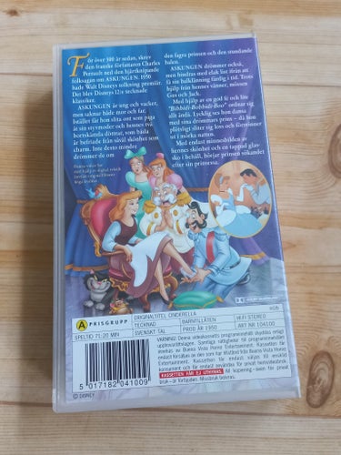 Askungen - Walt Disney Klassiker VHS
