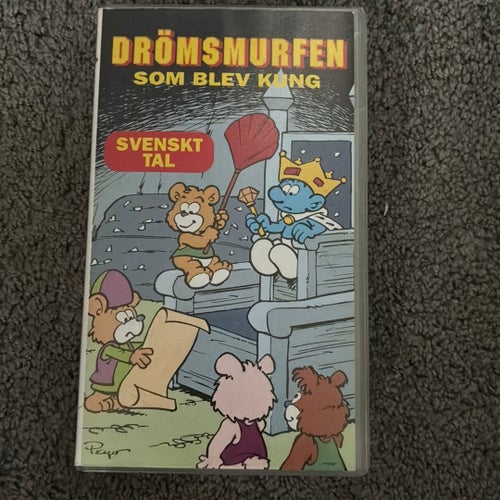 Drömsmurfen Som Blev Kung VHS