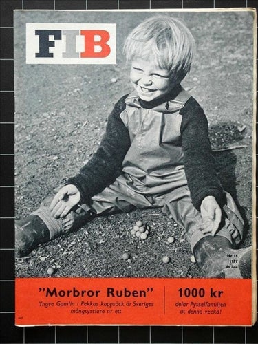 FIB 1957/14 Yngve Gamlin, Lusitania, Lestander, Lundevarv, Hörnberg, atombomb