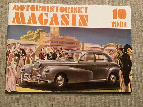 MOTORHISTORISKT MAGASIN NR 10 1981 LES BELLES VOITURES 1932,GAMLA BILAR,BERLIET