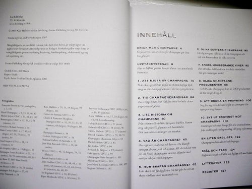 CHAMPAGNE Din guide till bubblornas värld Kåre Halldén 2007