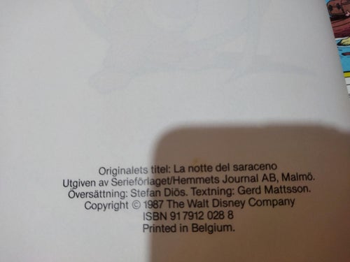 Walt Disney's Kalle Anka och orientens mystik. Very Fine plus