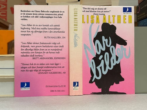 Närbilder av Lisa Alther, bok, Very Good plus
