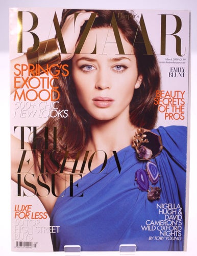 Harper's Bazaar (UK edition) March 2009-Emily Blunt-Large issue-NEW-Weight 1010g