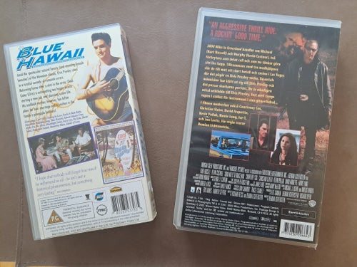 VHS-filmer: Elvis Presley - Blue Hawaii & 3000 Miles to Graceland