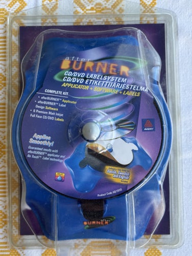 AfterBurner CD/DVD-etikettsystem AB1900