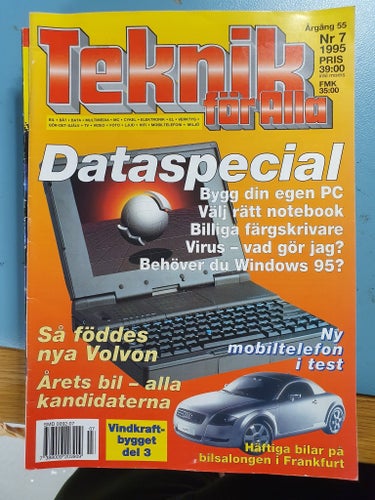 Teknik för Alla Nr 7 1995 Datorspecial