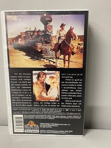 Så vanns Vilda Västern (How the West Was Won) - VHS