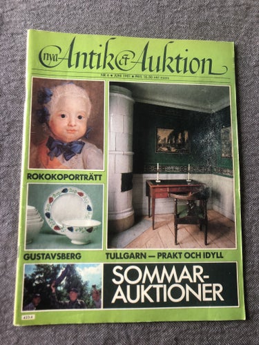 Antik & Auktion 6/1981 - Gustavsberg på 1900-talet, Gustaf Lundberg m m